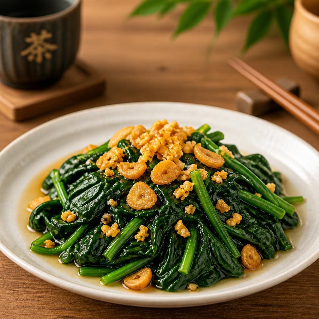 Bayam Jepang Bawang Putih Ta Wan